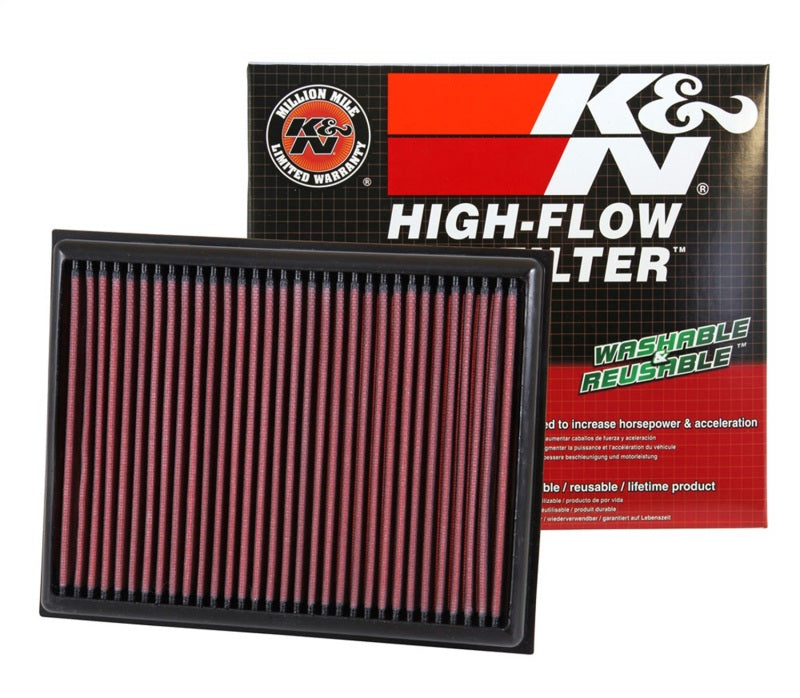 K&N Engineering 33-3059 High-Flow Drop-In Air Filter for Nissan NP300 2.3L Diesel (2015-2017)