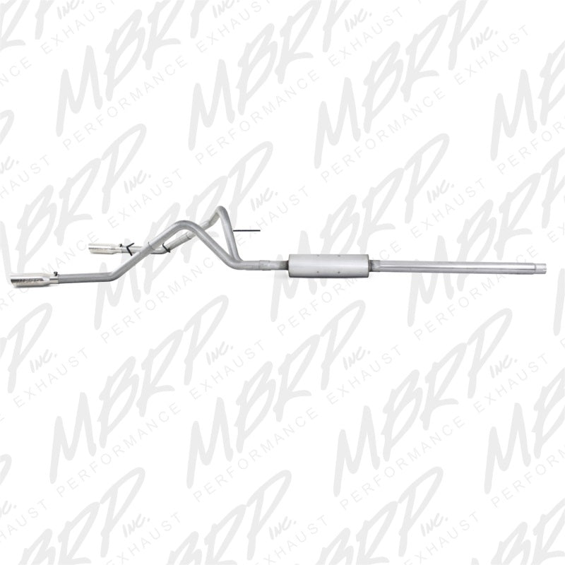 MBRP Armor Lite Series Cat Back Exhaust System for 2004-2008 Ford F-150 with 4.6/5.4L Engines