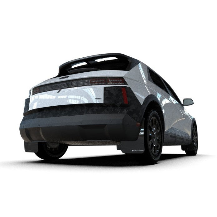 Rally Armor 2025 Hyundai Ioniq 5 XRT Black Mud Flap with Logo – Durable Polyurethane Automotive Mud Guard