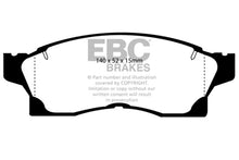 Load image into Gallery viewer, EBC DP4936R Yellowstuff Front Brake Pads for 1991–1992 Toyota MR2 2.0L Turbo
