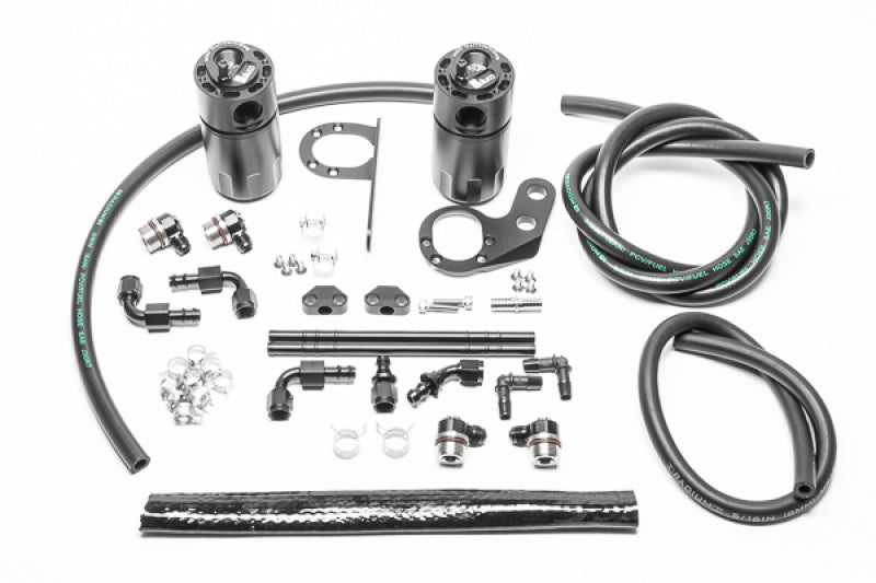 Radium Engineering Fluid Lock Dual Catch Can Kit for 2017+ Honda Civic Type-R (FK8 & FL5)