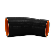 Load image into Gallery viewer, Mishimoto Silicone Reducer Coupler 45 Degree 3 Inch to 3.75 Inch - Black