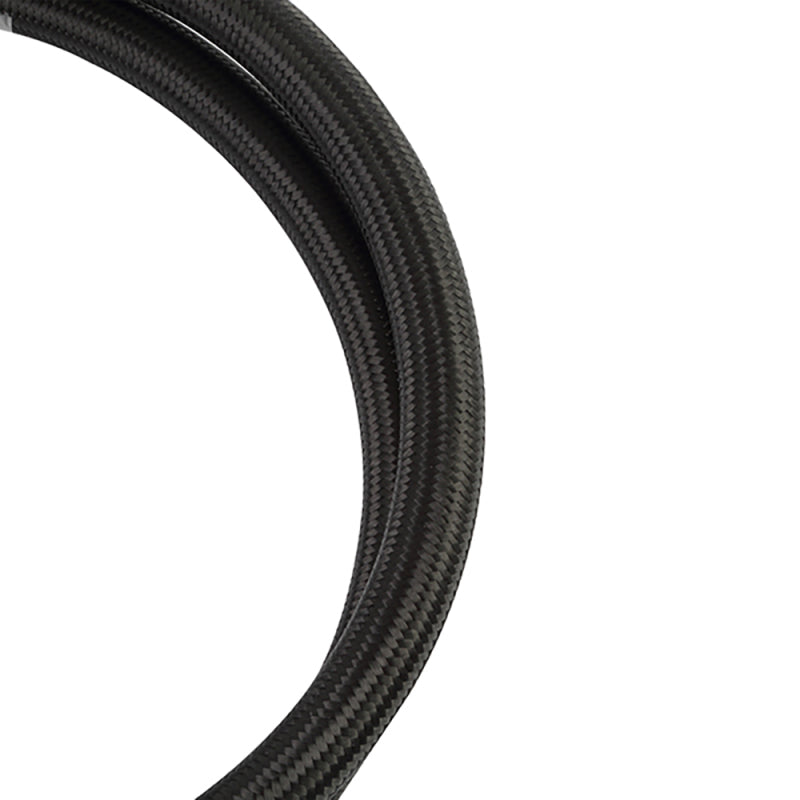 Mishimoto 3 ft Stainless Steel Braided Hose with -10AN Fittings - Black