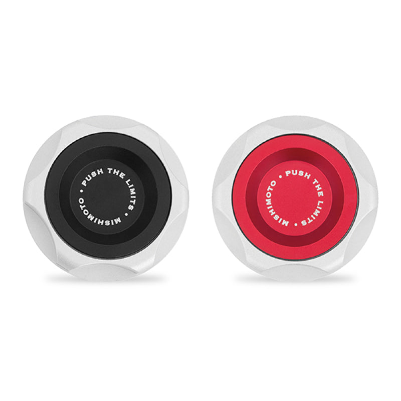 Mishimoto Mazda Oil Filler Cap - Red, CNC Billet Aluminum with O-Ring Seal