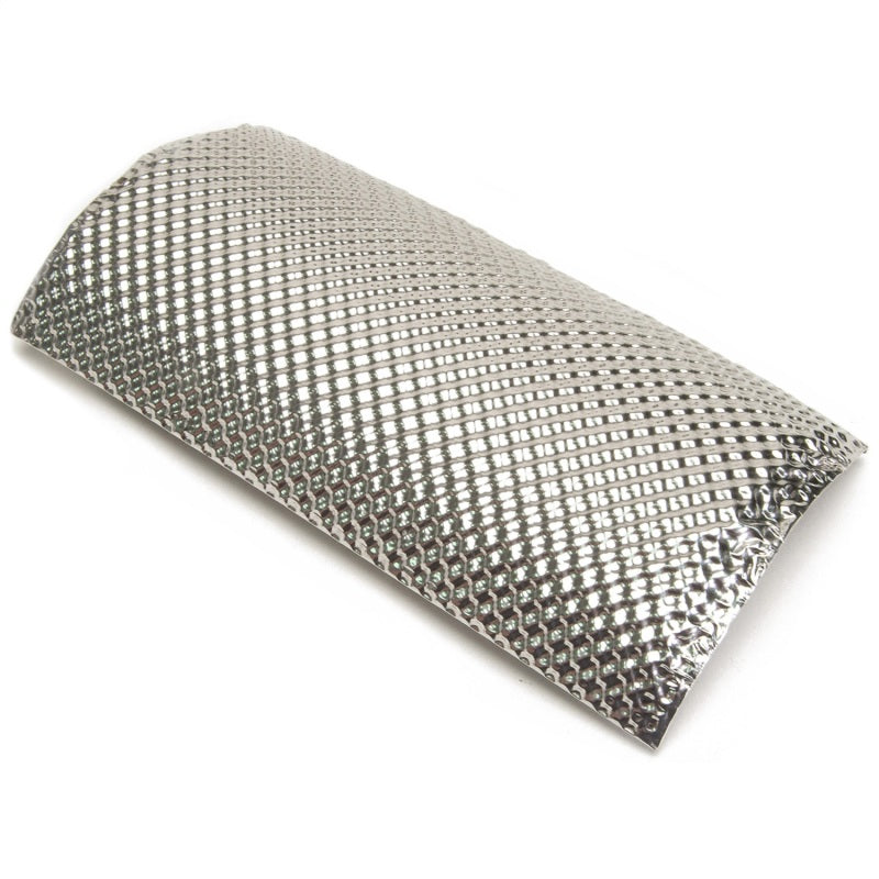 DEI Pipe Shield - 8.5 inch x 4.5 inch Stainless Steel Heat Barrier for Automotive Exhaust Pipes
