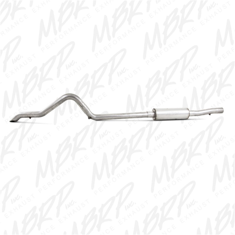 MBRP Armor Lite Series Cat Back Exhaust System for Jeep Wrangler 3.8L V6 (2007-2011)