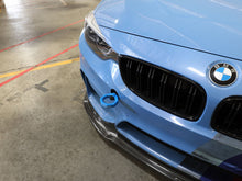 Load image into Gallery viewer, aFe Control Front Tow Hook for BMW F-Chassis * Blue, Part Number 450-502001-L
