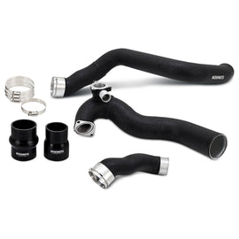 Mishimoto MMICP-MUS4-24WBK Intercooler Pipe Kit for 2024+ Ford Mustang EcoBoost, Wrinkle Black