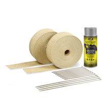 Load image into Gallery viewer, DEI Exhaust Wrap Kit - Tan Exhaust Wraps with Aluminum HT Silicone Coating and Locking Ties