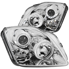 Load image into Gallery viewer, ANZO 1997-2001 Honda Prelude Projector Headlights with Halo and LED - Chrome Housing, Clear Lens Pair