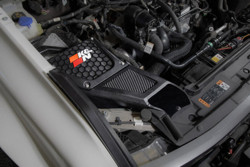 K&N Engineering 21-23 Ford Bronco 2.3L L4 Performance Air Intake System - Improved Power and Acceleration
