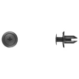 Black Nylon Phillips Screw Ret 7mm Hole Size 11mm Stem Length