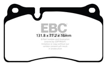 Load image into Gallery viewer, EBC Brakes Redstuff Ceramic Low Dust Brake Pads for Audi TT RS Quattro (2012-2013)