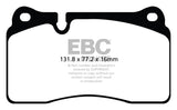 EBC Brakes Redstuff Ceramic Low Dust Brake Pads for Audi TT RS Quattro (2012-2013)