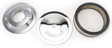Load image into Gallery viewer, Edelbrock Part #1221 Triple Chrome Round Air Cleaner for 5-1/8" Carburetors