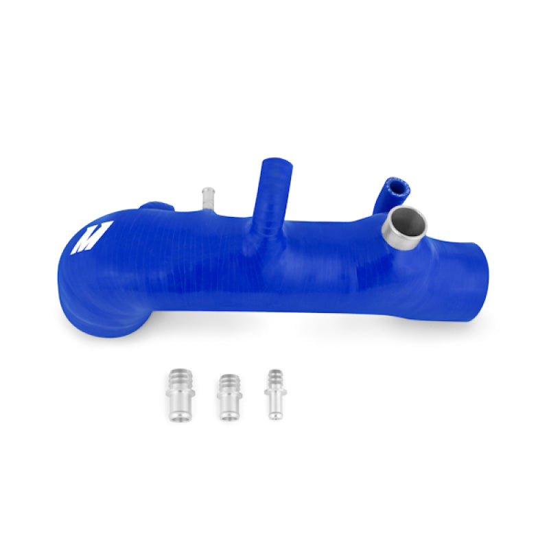 Mishimoto Subaru WRX / WRX STI Silicone Induction Hose - Blue, Part Number misMMHOSE-SUB-IHBL