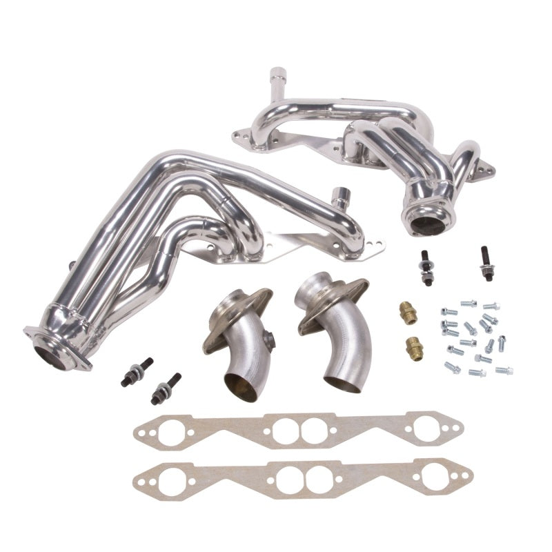 BBK 93-96 Chevrolet Impala SS Shorty Tuned Length Exhaust Headers - 1-5/8 Inch Silver Ceramic Coated