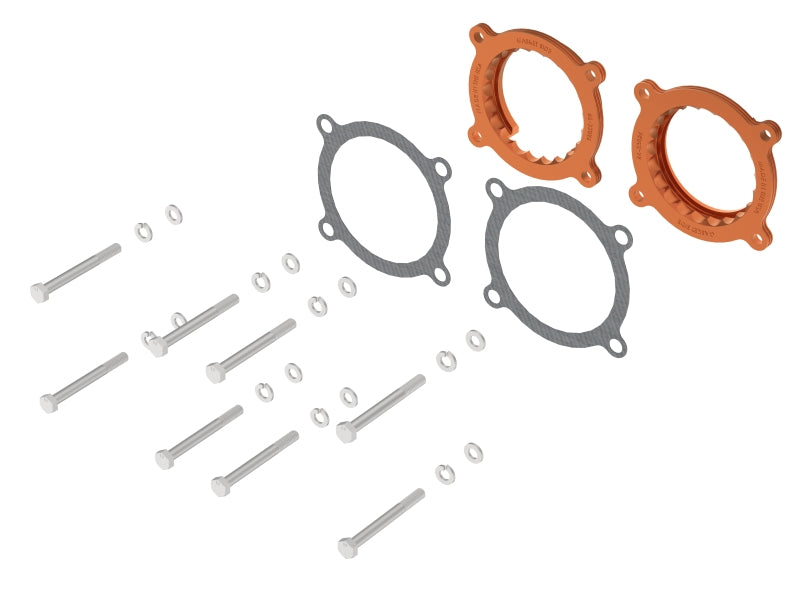 aFe Silver Bullet Throttle Body Spacer Kit for 2024 Ford Mustang GT and Dark Horse 5.0L V8