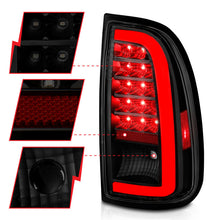 Load image into Gallery viewer, ANZO 00-06 Toyota Tundra LED Taillights with Light Bar and Smoke Lens – Black Housing, Pair