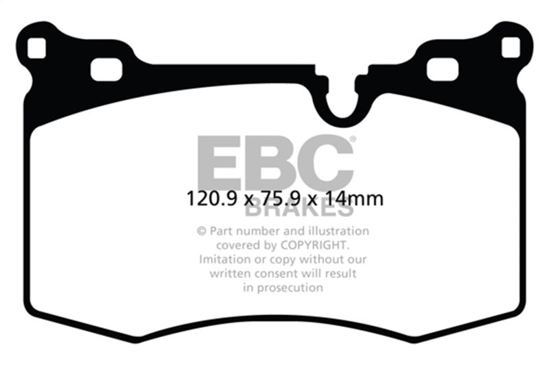 EBC Bluestuff NDX Street and Track Brake Pads DP51854NDX for Mini Cooper