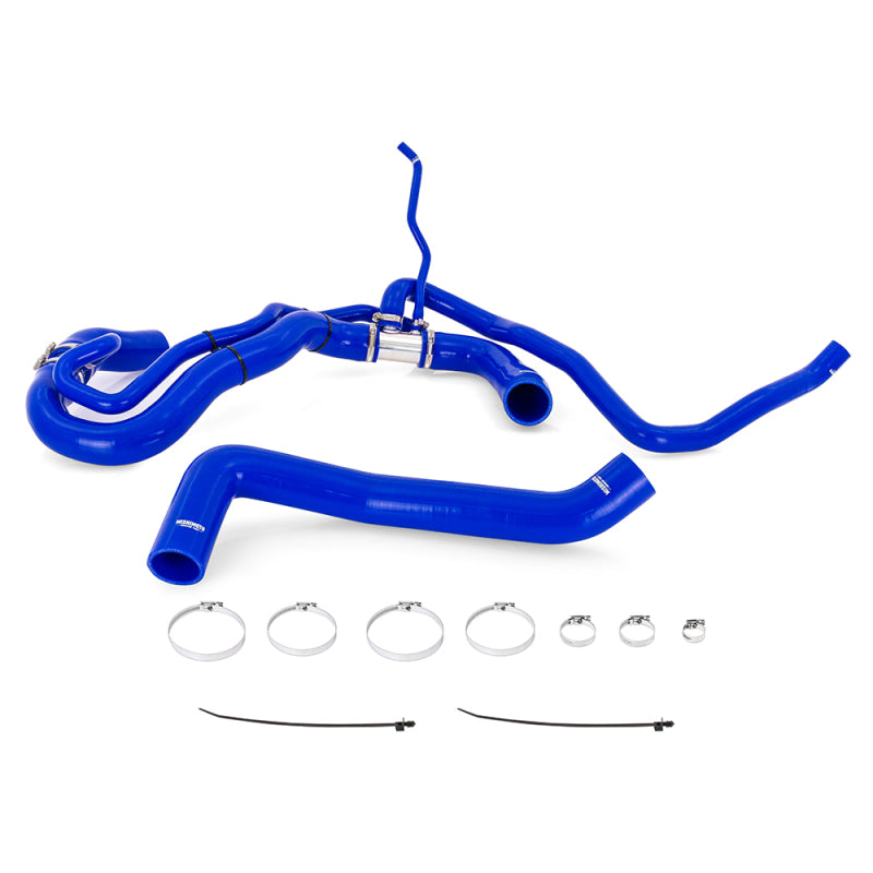 Mishimoto 2017-2019 Chevrolet Duramax 6.6L L5P Silicone Radiator Hose Kit in Blue