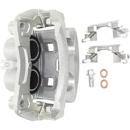 CQ Premium Disc Brake Caliper with Bracket Front Axle Replacement - 19-B3122A