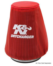 Load image into Gallery viewer, K&amp;N Engineering Red Drycharger 5.25in x 3in Round Tapered Air Filter Wrap for Polaris SL Series and SLT Models