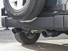 Load image into Gallery viewer, aFe Rebel Series 2.5-inch Dual Black Tip Cat-Back Exhaust System for Jeep Wrangler (2007-2018) with V6-3.6L/3.8L Engines