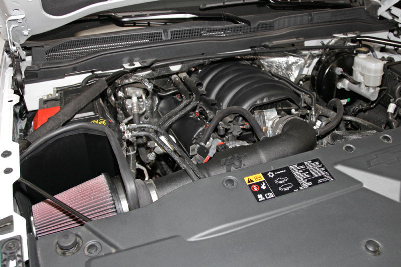 K&N Engineering 57-3082 Performance Cold Air Intake Kit for 2014-2015 Chevy Silverado and GMC Sierra 1500 V-8 5.3/6.2L