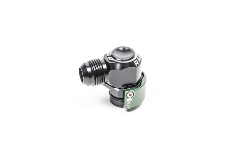 Radium Engineering V2 Quick Connect 19mm Male to 10AN Male 90 Degree Swivel Fitting for BMW B58 Valve Cover