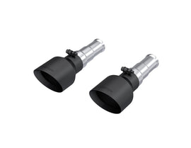MBRP 19-24 Ram 1500 5.7L Hemi Dual Wall Black Exhaust Tips – 5 Inch Outer Diameter, 3 Inch Inlet, Angle Cut, Sold in Pairs