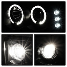 Load image into Gallery viewer, Spyder Ford F250 Super Duty 1999-2004 Projector Version 2 LED Halo Headlights - Black Smoke