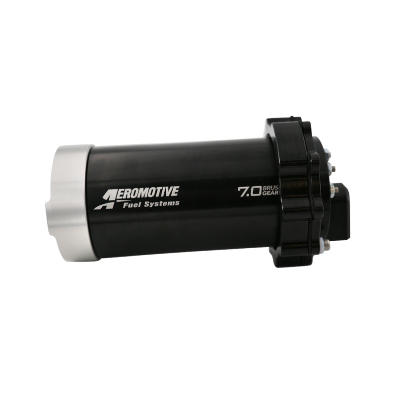 Aeromotive Brushless Spur Gear In-Tank Fuel Pump with TVS Controller - 7 GPM, 90 Degree Fitting, Part #aer19004