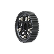 Load image into Gallery viewer, AEM Tru-Time Adjustable Camshaft Gear for Honda and Acura Engines - Black Anodized, Part Number aem23-802BK