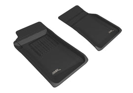 3D MAXpider KAGU Series All-Weather Floor Mats for Mazda Miata (1990-2005) - Custom Fit, Black