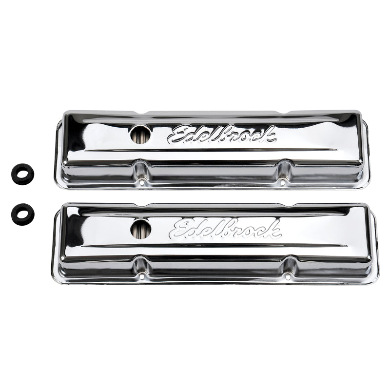 Edelbrock Signature Series Valve Cover for Chevrolet 262-400 CI V8, Part #ede4449