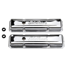 Load image into Gallery viewer, Edelbrock Signature Series Valve Cover for Chevrolet 262-400 CI V8, Part #ede4449