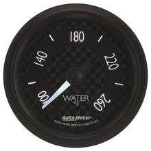 Load image into Gallery viewer, AutoMeter GT Series 52mm Full Sweep Digital Water Temperature Gauge 100-260°F