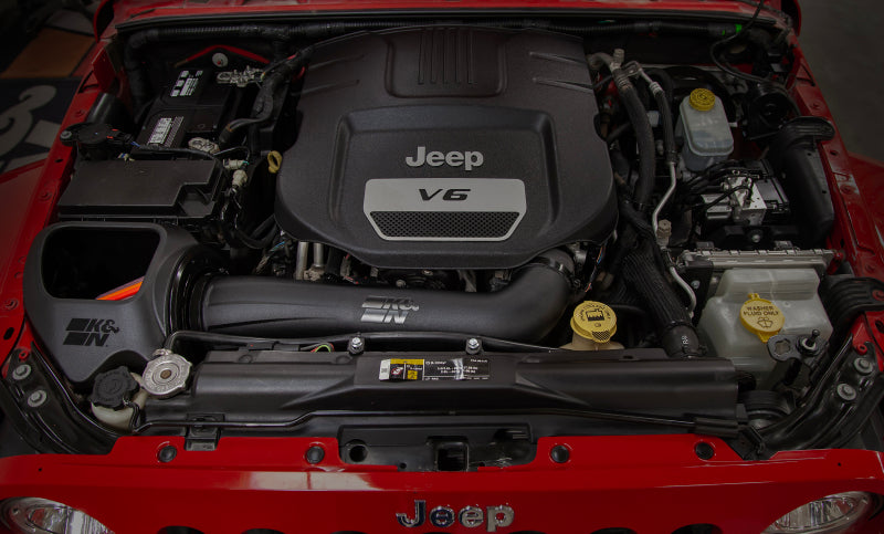 K&N Engineering NextGen Cold Air Intake System for Jeep Wrangler V6 3.6L, Part Number 50-1566