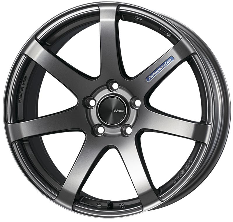 Enkei PF07 17x8 Dark Silver Wheel with 5x114.3 Bolt Pattern and 35mm Offset