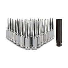 Load image into Gallery viewer, Mishimoto Steel Spiked Lug Nuts M14 x 1.5 – Chrome, 32-Piece Set