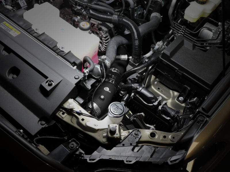 aFe BladeRunner 2.5in & 3in Aluminum Hot & Cold Charge Pipe Kit for Toyota Tacoma 2024+ - Black