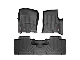 WeatherTech FloorLiner DigitalFit for 2011 Lincoln Navigator and Ford Expedition * Front and Rear Black