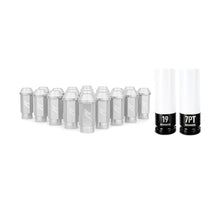 Load image into Gallery viewer, Mishimoto Aluminum Locking Lug Nuts M12x1.5 Set in Silver - Lightweight &amp; Durable Wheel Security