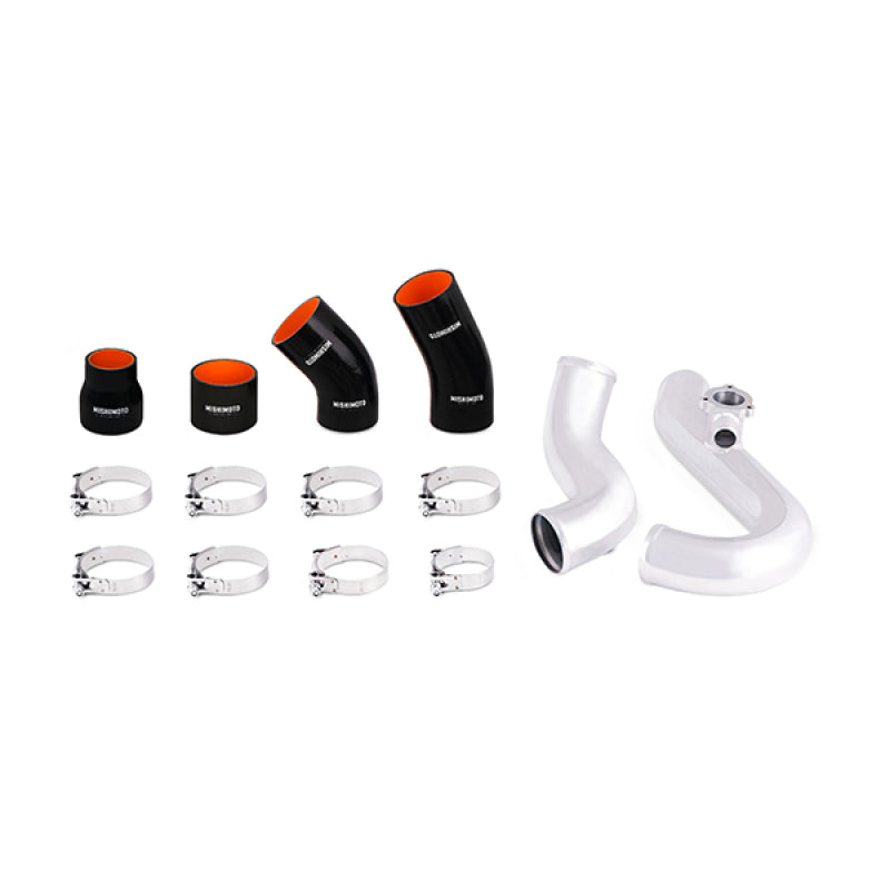 Mishimoto 2015-2020 Ford Mustang EcoBoost Performance Intercooler Kit - Silver Core with Polished Pipes