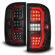 Load image into Gallery viewer, ANZO 14-18 GMC Sierra 1500 Full LED Taillights with Smoke Lens and Black Housing