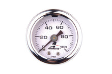 Load image into Gallery viewer, Aeromotive 0-100 PSI Fuel Pressure Gauge with Liquid Filled Design and Integral Equalizer Valve