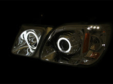Load image into Gallery viewer, ANZO Lexus LX470 1998-2007 Projector Headlights with Halo - Black Housing, CCFL, Pair