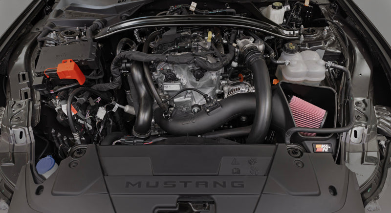 K&N Engineering Cold Air Intake System for 2024 Ford Mustang EcoBoost L4-2.3L F/L Turbo Part #KN-63-2627