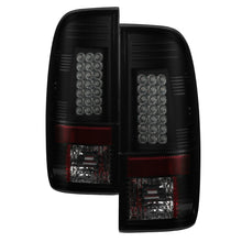 Load image into Gallery viewer, Spyder 08-16 Ford Super Duty LED Tail Lights Black Smoke - Part # spy5083296